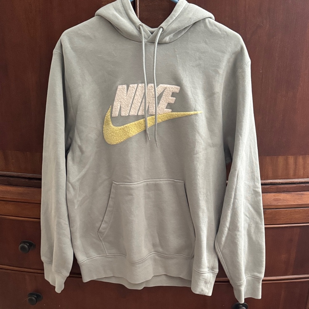 Nike Sage Hoodie with Gold Nike Swoosh
